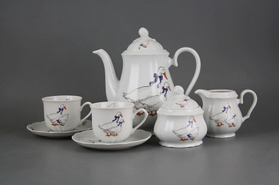 Coffee set Rose Geese 15-piece BB č.1