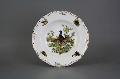 Deep plate 23cm Marie Louise Pheasant GGL LUX č.1