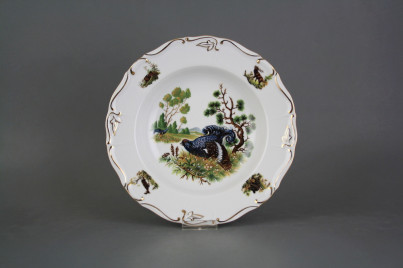 Deep plate 23cm Marie Louise Black grouse GGL LUX č.1