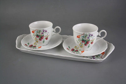 Friendly coffee set Ofelia Flowering meadow Motive A 5-piece DHBB č.1