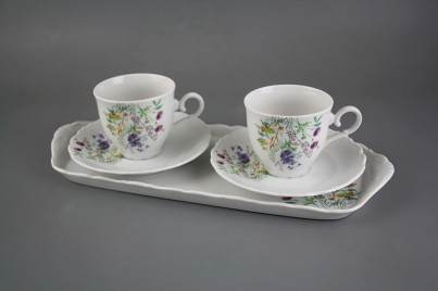 Friendly coffee set Ofelia Flowering meadow Motive D 5-piece DHBB č.1