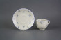 Tea cup 0,18l with saucer Ofelia Ivory Forget-me-not Sprays AL č.2