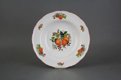 Deep plate 23cm Ofelia Apricot FCL č.1