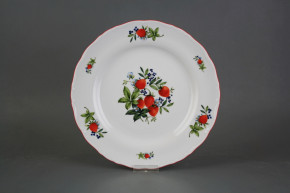 Flat plate 25cm Ofelia Strawberry FCL