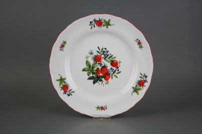 Flat plate 25cm Ofelia Strawberry FCL č.1