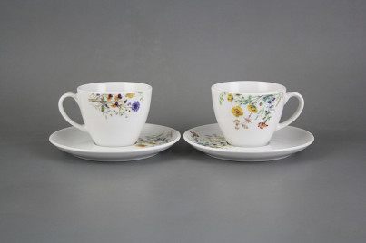 Cup 0,15l with saucer Isabelle Flowering meadow Pattern B HBB č.1