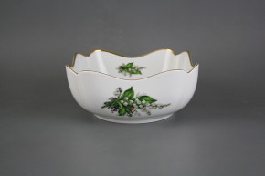 Deep salad dish square 18cm Rokoko Lilies of valley EGL LUX