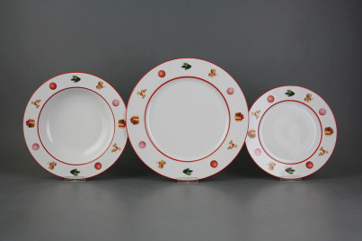 Plate set Nina Christmas Tree 12-piece KCL č.1