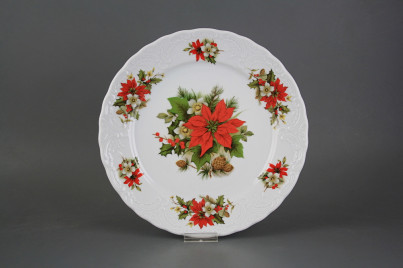 Flat plate 26cm Opera Poinsettia FBB č.1