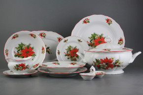 Dining set Verona/Ofelia Poinsettia 26-piece FCL