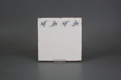 Tile Forli Blanco 15x15cm Light blue roses K č.1