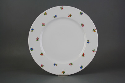 Flat round dish 30cm Nina Flower sprays ABB č.1