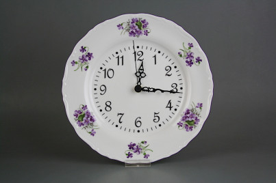 Plate clock Ofelia Violets AFL č.1