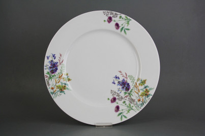 Flat round dish 30cm Nina Flowering meadow Pattern D CBB č.1