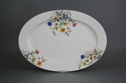 Oval dish 36cm Nina Flowering meadow Pattern B CBB č.1