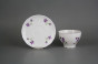 Tea cup 0,17l and saucer Opera Violets FL č.2