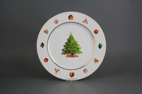 Flat plate 25cm Nina Christmas Tree JGL