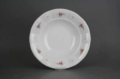 Deep plate 24cm Benedikt Pink roses R4T ABB č.1