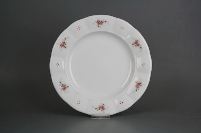 Flat plate 24cm Benedikt Pink roses R4T ABB č.1