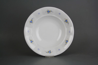 Deep plate 24cm Benedikt Light blue roses R4T ABB č.1