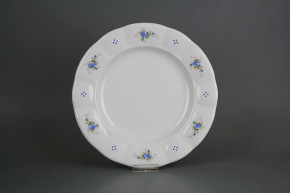 Flat plate 24cm Benedikt Light blue roses R4T ABB