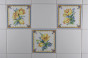 Set of tiles COLOR ONE 15x15cm Tulips 3-piece WM č.2