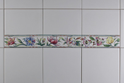 Set of tiles COLOR ONE 15x15cm Botanical Plants BORDER 3-piece WM č.1