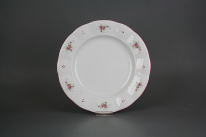 Flat plate 24cm Benedikt Pink roses R4T ARL č.1