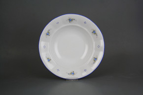 Deep plate 24cm Benedikt Light blue roses A4T AAL