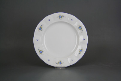 Flat plate 24cm Benedikt Light blue roses A4T AAL č.1