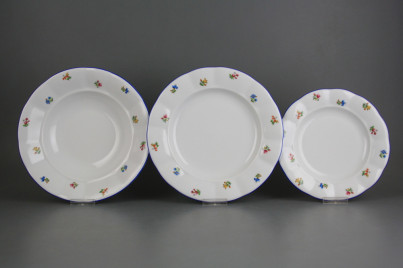 Plate set Benedikt Flower sprays 18-piece AAL č.1