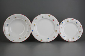 Plate set Benedikt Flower sprays 12-piece ACL