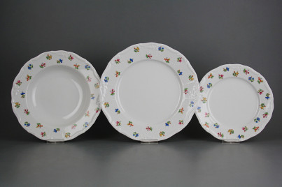 Plate set Maria Louise Flower sprays 12-piece KBB č.1