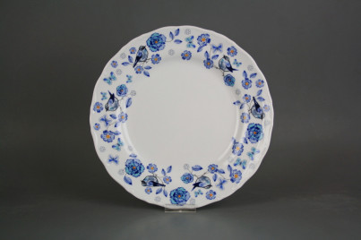 Flat plate 25cm Ofelia Blue Bird Garden BB č.1