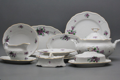 Dining set Marie Louise Sweet violets 28-piece KGL č.1