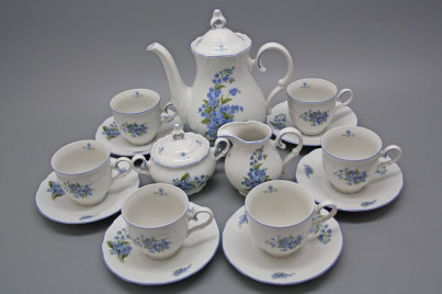 Coffee set Ofelia Forget-me-not 15-piece AL č.1