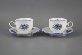 Tea cup 0,18l with saucer Ofelia Forget-me-not AL