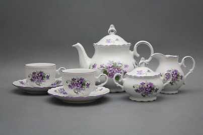 Tea set Ofelia Violets 15-piece FL č.1