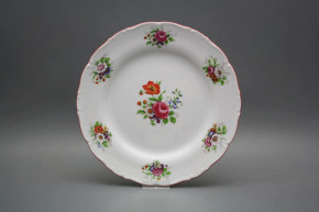 Flat plate 25cm Ofelia Meissen bouquet FCL