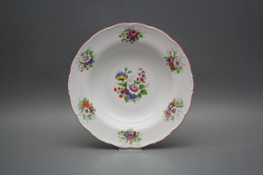 Deep plate 23cm Ofelia Meissen bouquet FCL