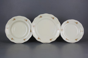 Plate set Alaska ECRU Tea roses 18-piece BB