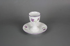 Egg cup with stand Rokoko Violets FL