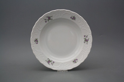 Deep plate 24cm Opera Scatter Violets BB č.1