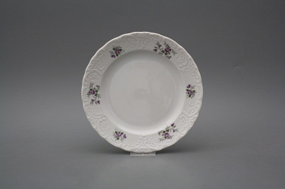 Dessert plate 19,5cm Opera Scatter Violets BB č.1